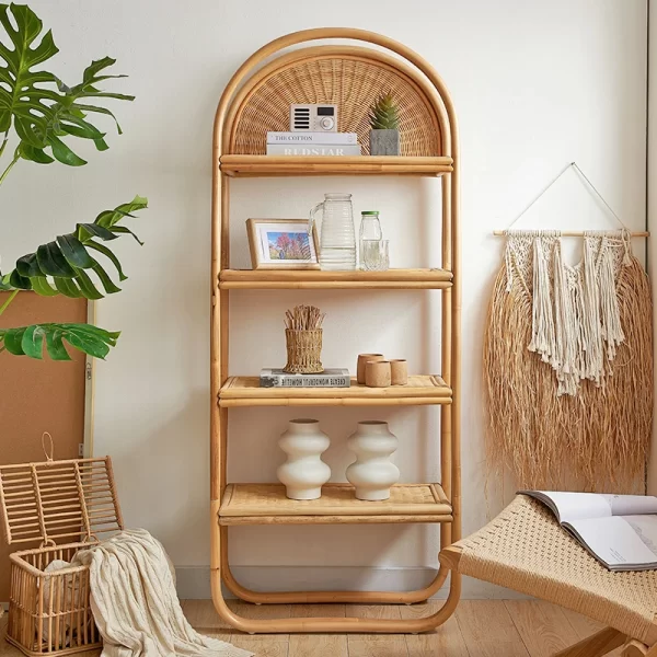 Rattan Bookcase: A Stylish and Functional Addition to Your Home