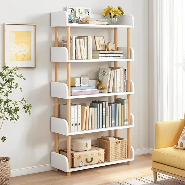 open bookcase