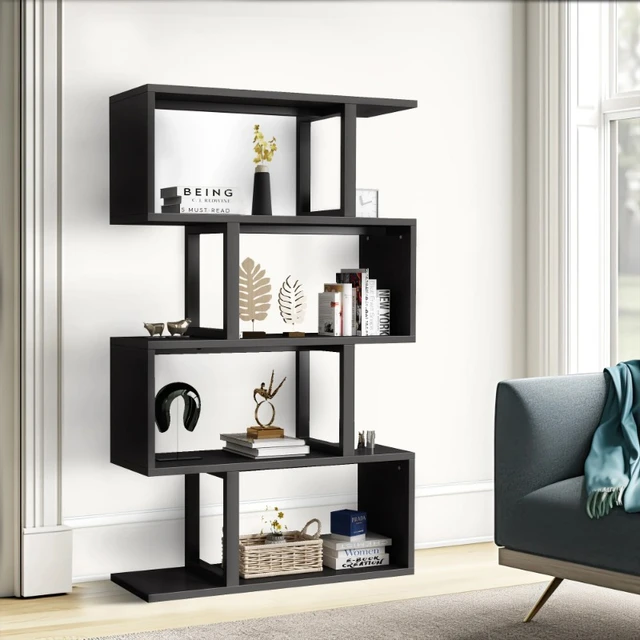 open bookcase