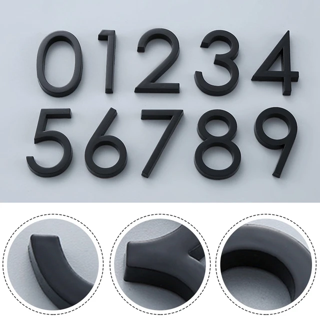 decorative numbers for house