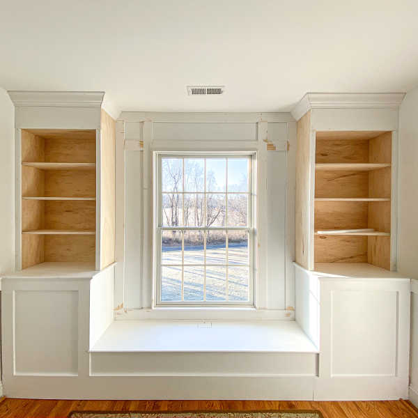 DIY Built-In Bookcase around Window: Step-by-Step Guide