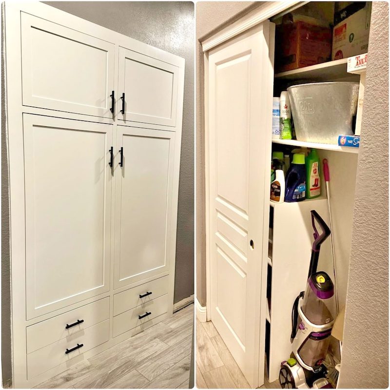 how to build a cabinet door