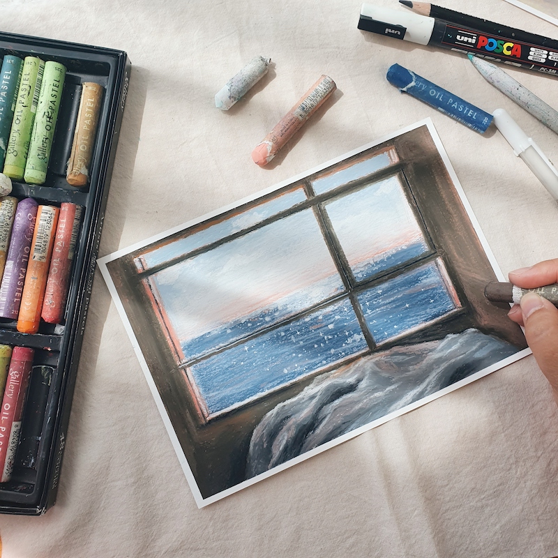 Things to Draw with Oil Pastels