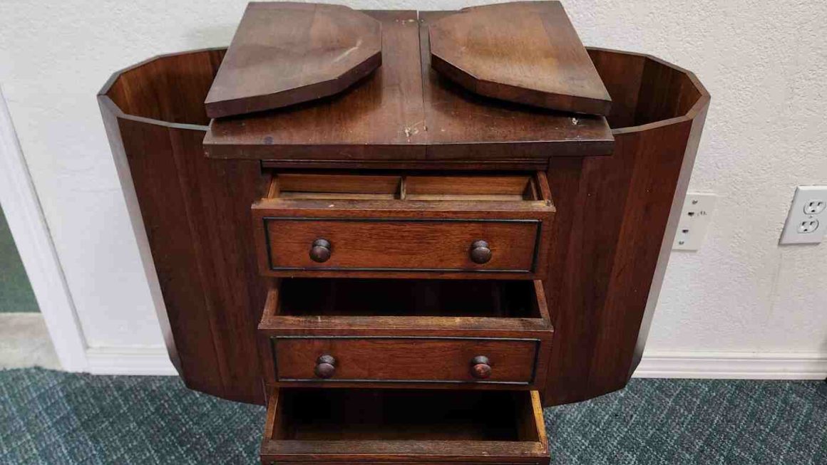 Martha Washington sewing cabinet