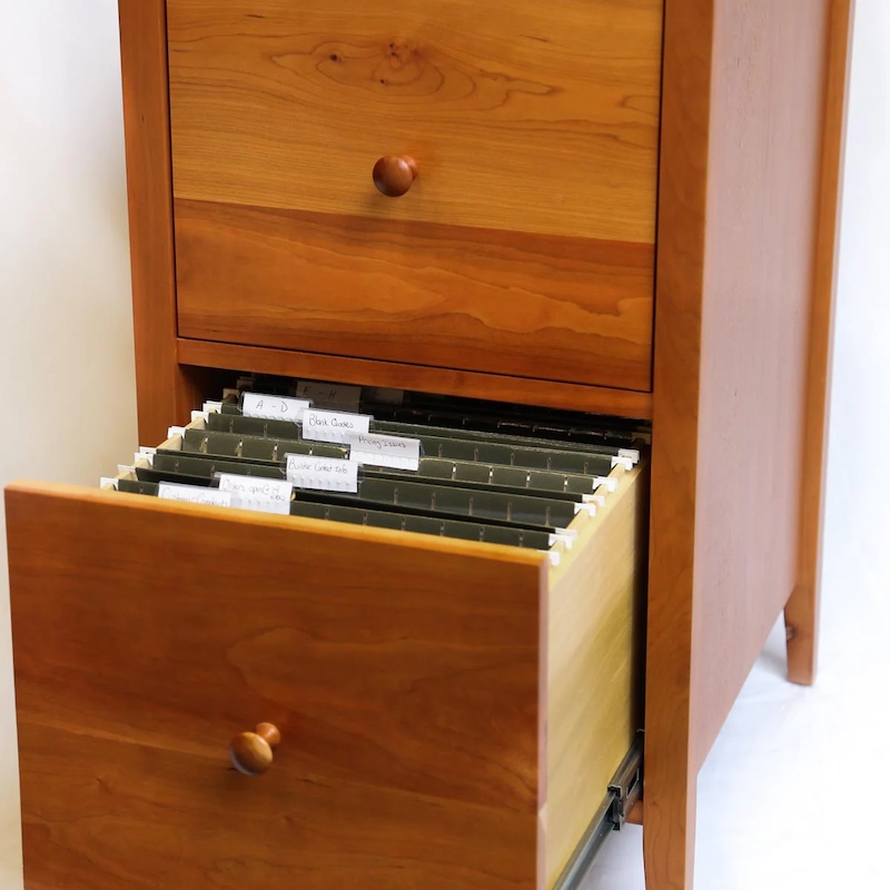 how to remove drawers from filing cabinet?