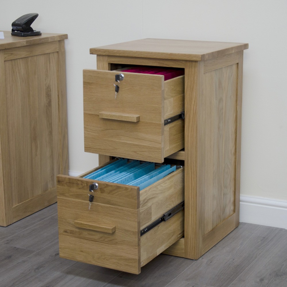 solid wood filing cabinet