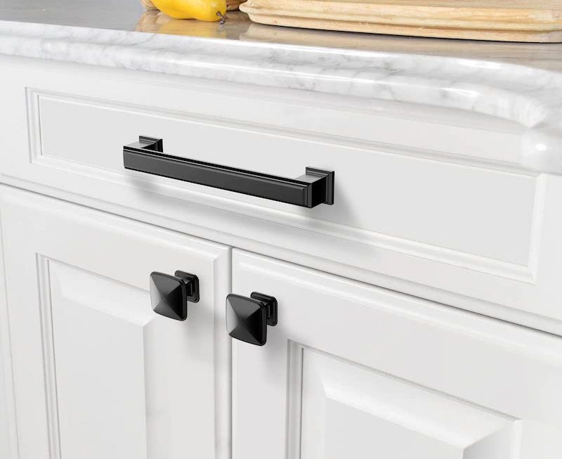 matte black cabinet hardware