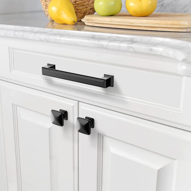 matte black cabinet hardware